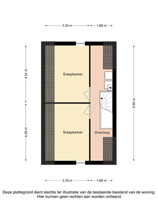 Plattegrond - Maastrichterlaan 112, 6374 VS Landgraaf - Maastrichterlaan 112 Landgraaf - 2e Verdieping 2D.jpg